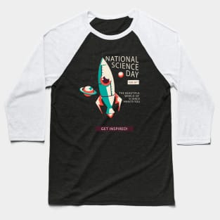 Science Day Rocket Baseball T-Shirt